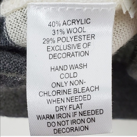 LOFT Striped Rhinestone Bow Sweater - Picture 4 of 4